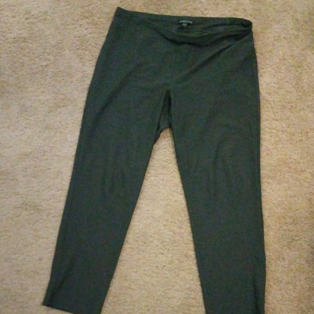 Eileen Fisher Charcoal Straight Leg Pants